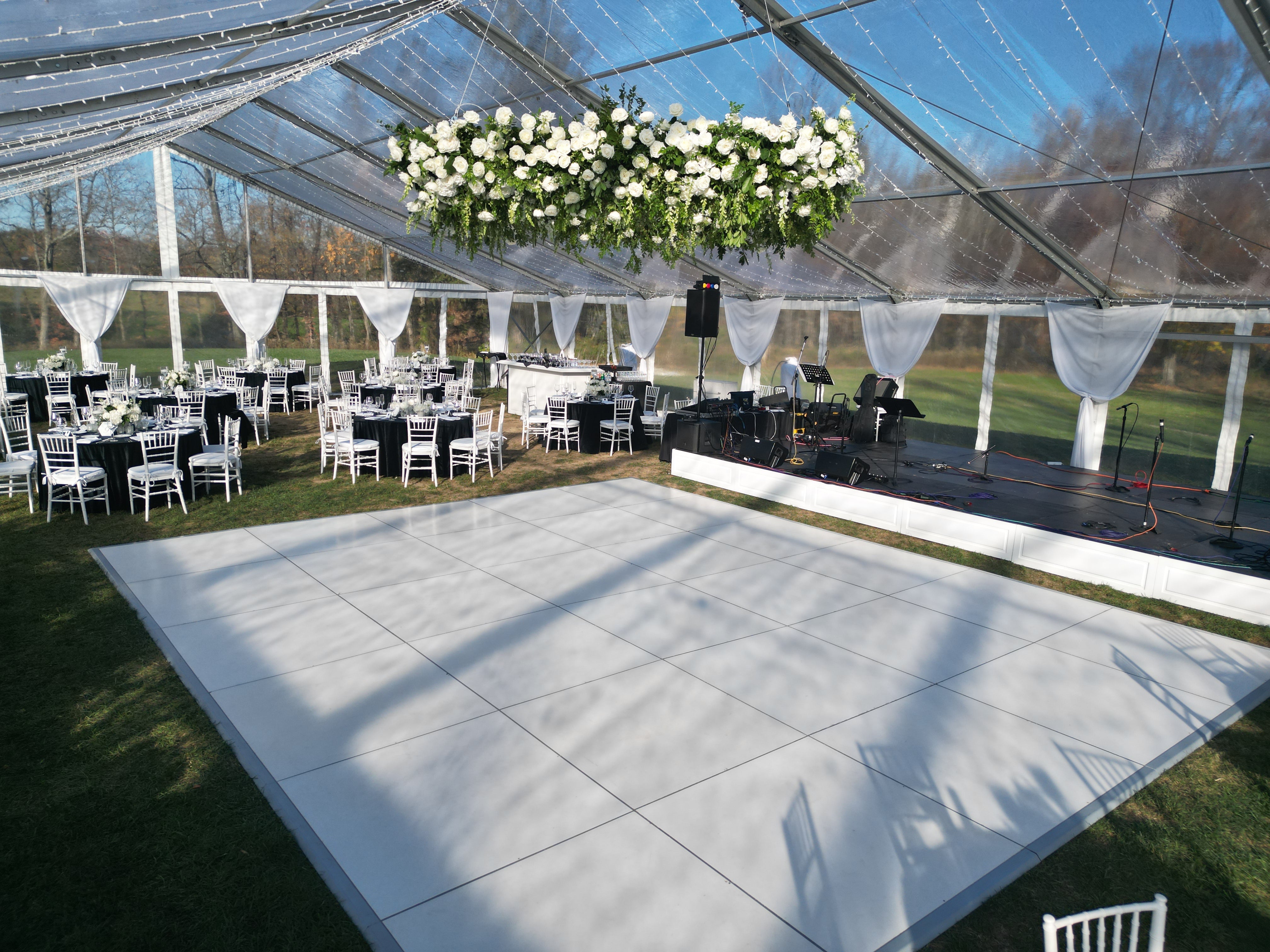 White Dance Floor
