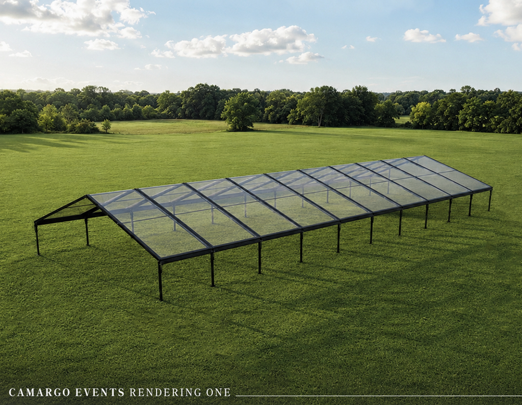 Clear Clearspan Black Tent Structure