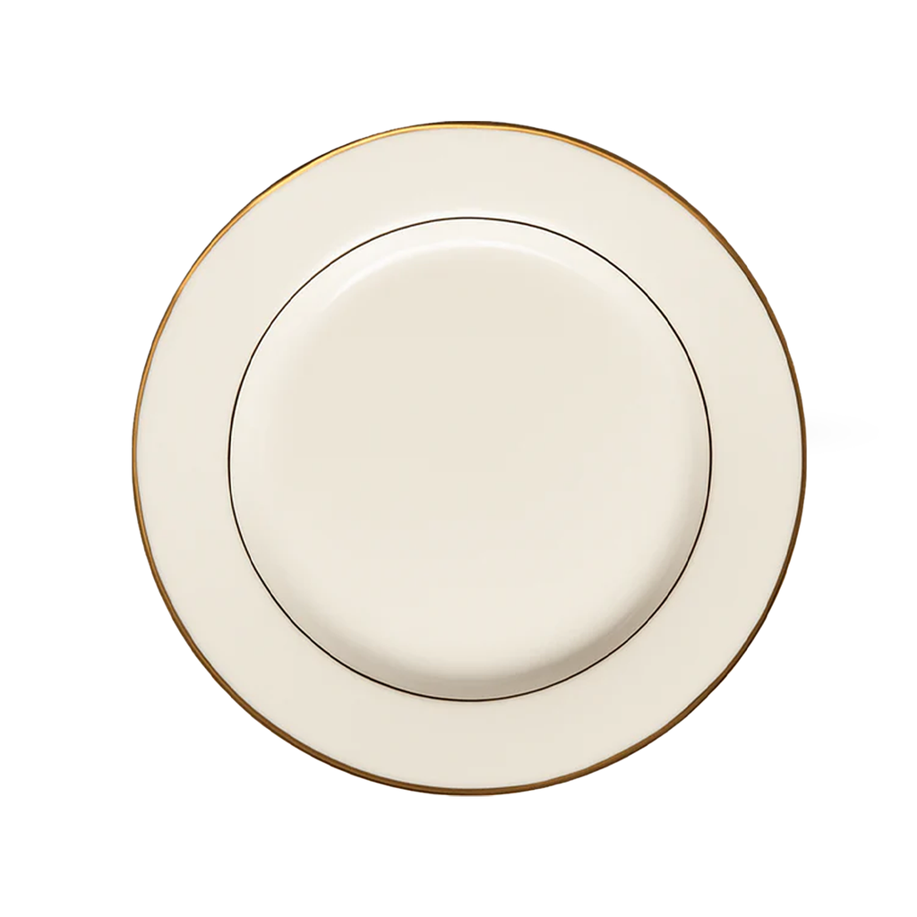 Ivory with Gold Band
